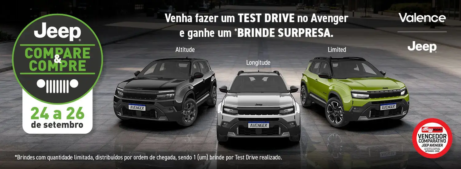 COMPARE E COMPRE AVENGER