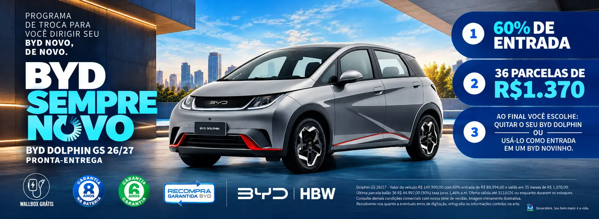 Oferta Novos BYD Dolphin GS 