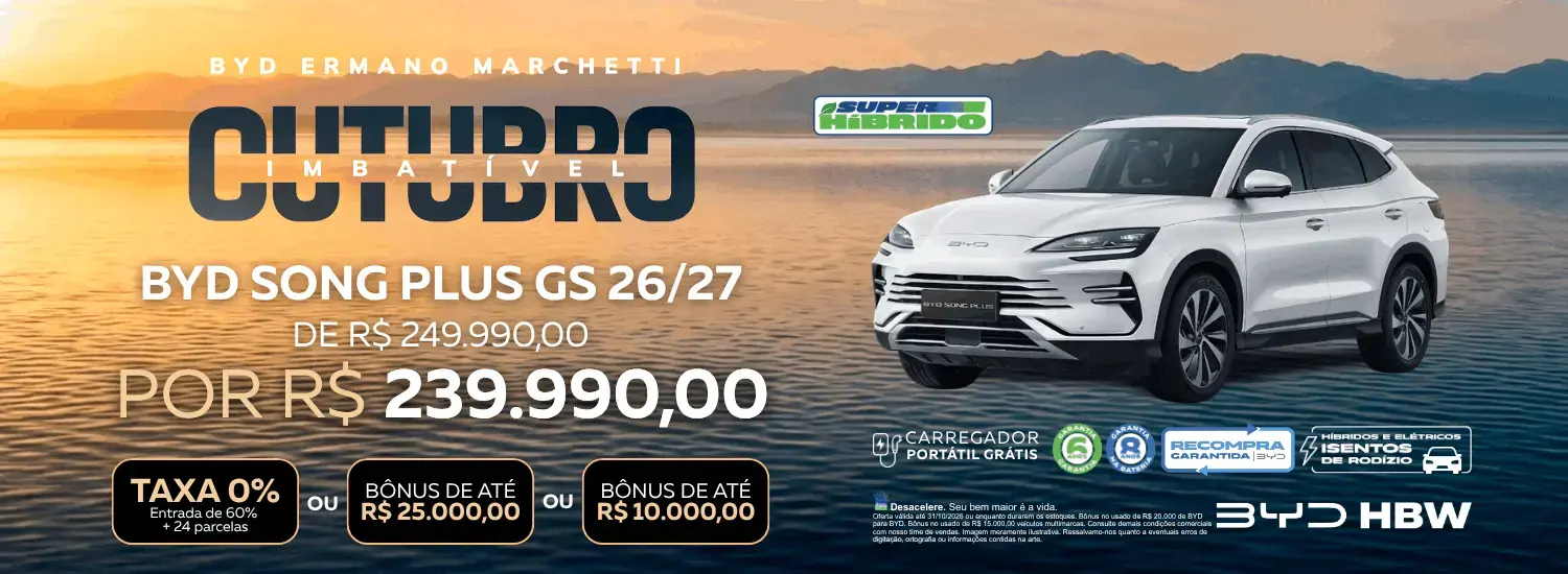 Oferta Novos BYD Song Plus