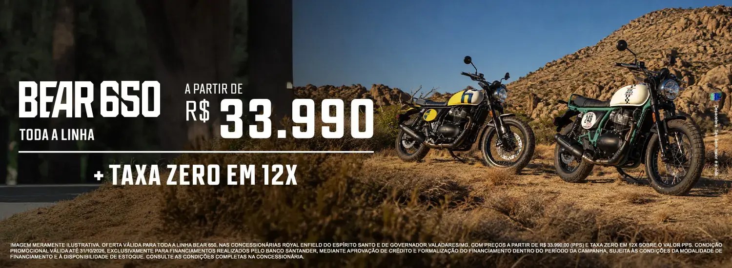 bear 650 toda a linha out/26