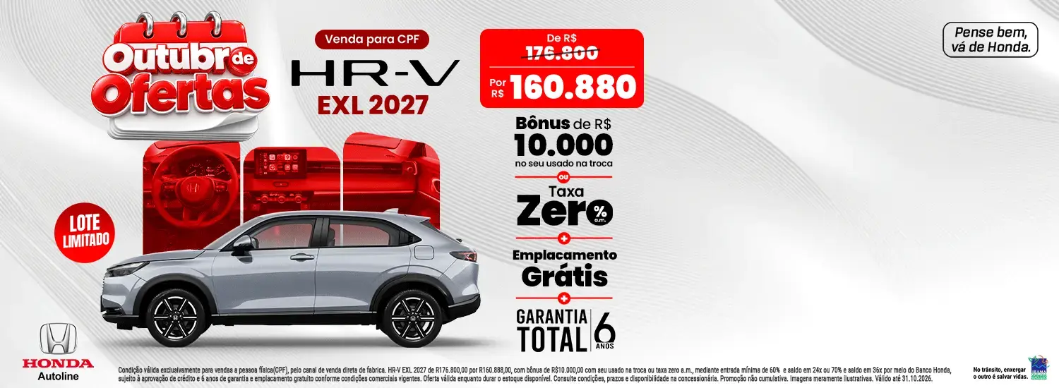 HR-V EXL - OUTUBRO 2026
