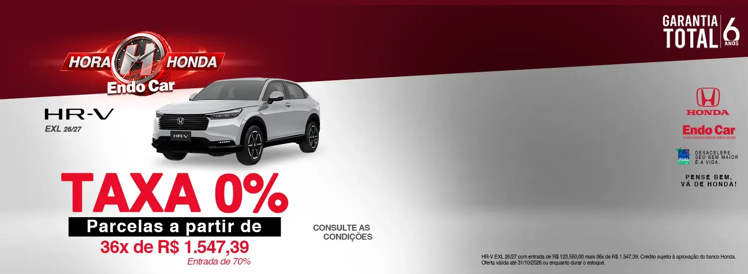 HR-V TAXA 0%