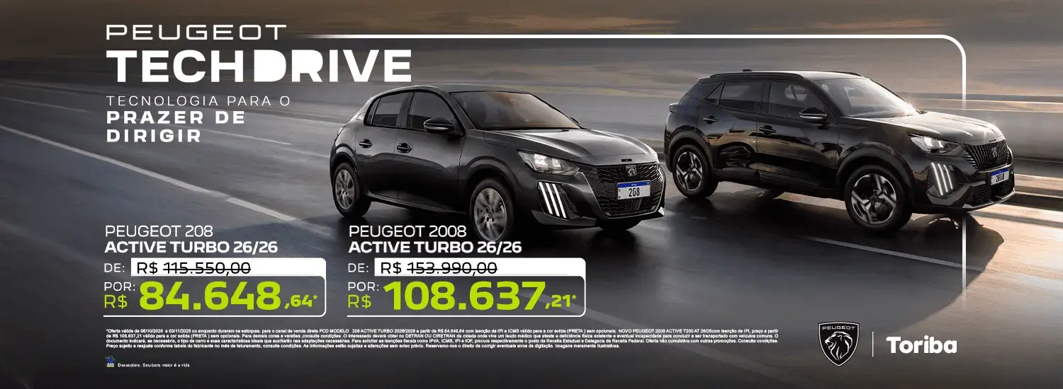 208 e 2008 Active - Outubro