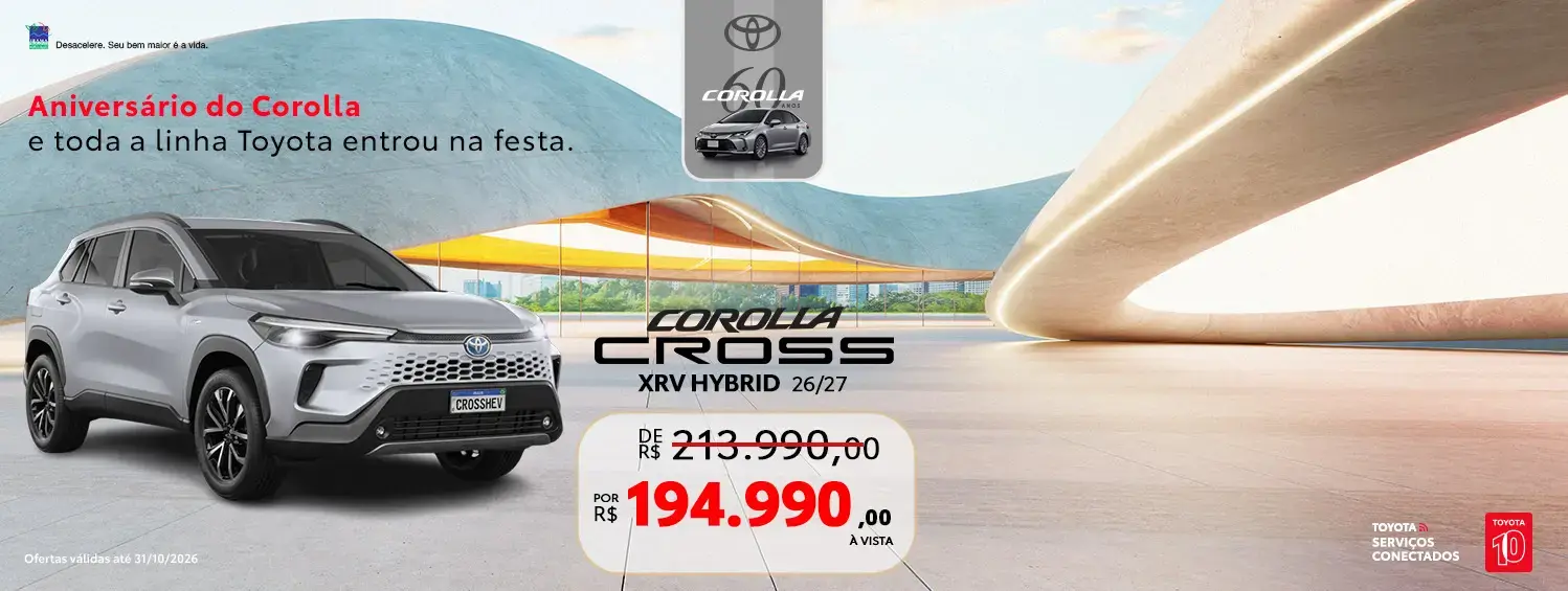 COROLLA CROSS XRV HYBRID OUTUBRO