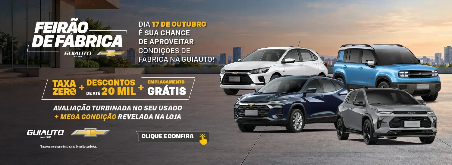 Feirão de Fábrica Chevrolet