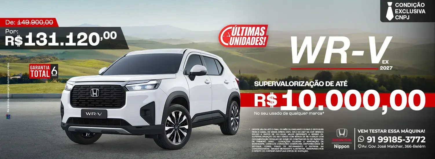 CNPJ WR-V OUTUBRO 2026