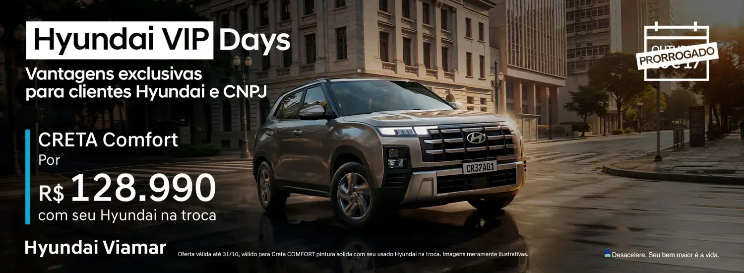creta comfort vip days