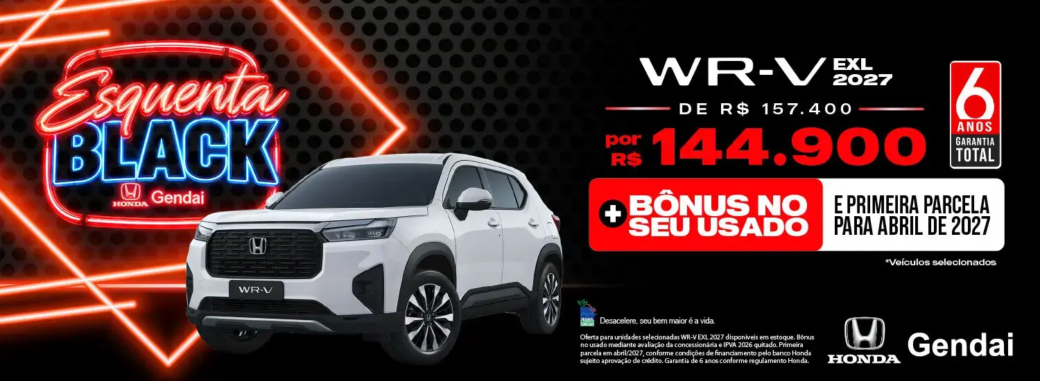 ESQUENTA BLACK OU 26 - WR-V EXL