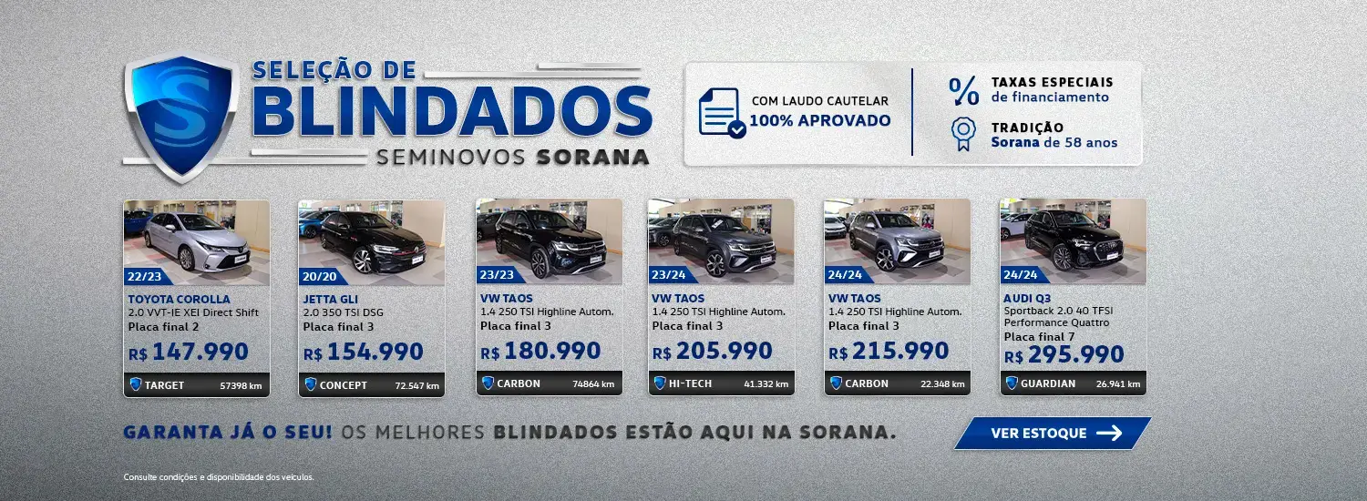 Sorana Blindados Seminovos 