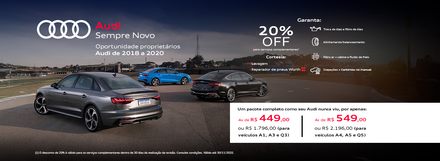 Audi Center Pinheiros - Audi Sempre Novo