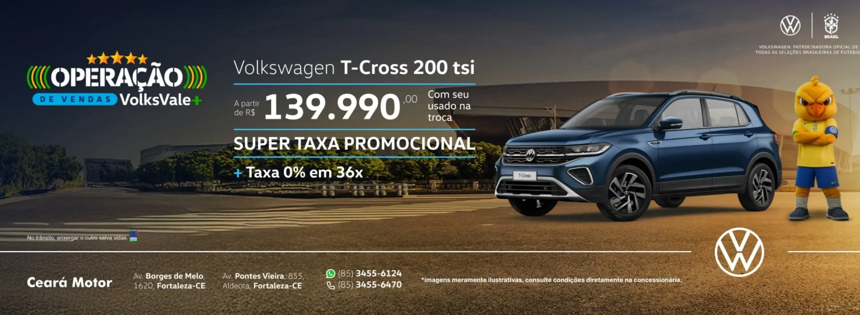 tcross teste e compro