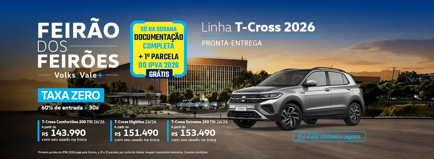 Sorana T-Cross Comfortline, Highline e Extreme