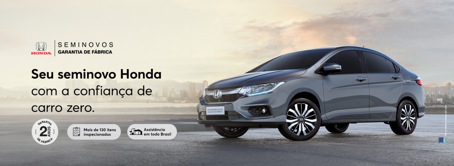 seminovos garantia de fábrica - seu honda com exigencia de carro novo