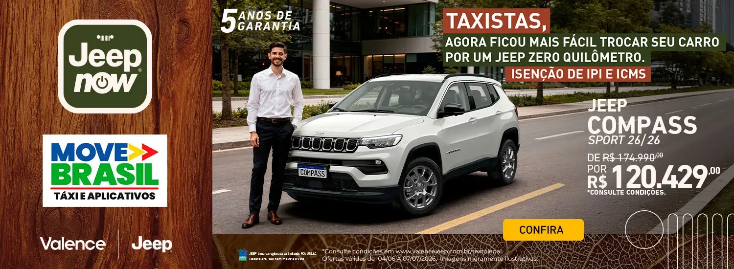 JEEP COMPASS SPORT 26/26 TAXISTA 