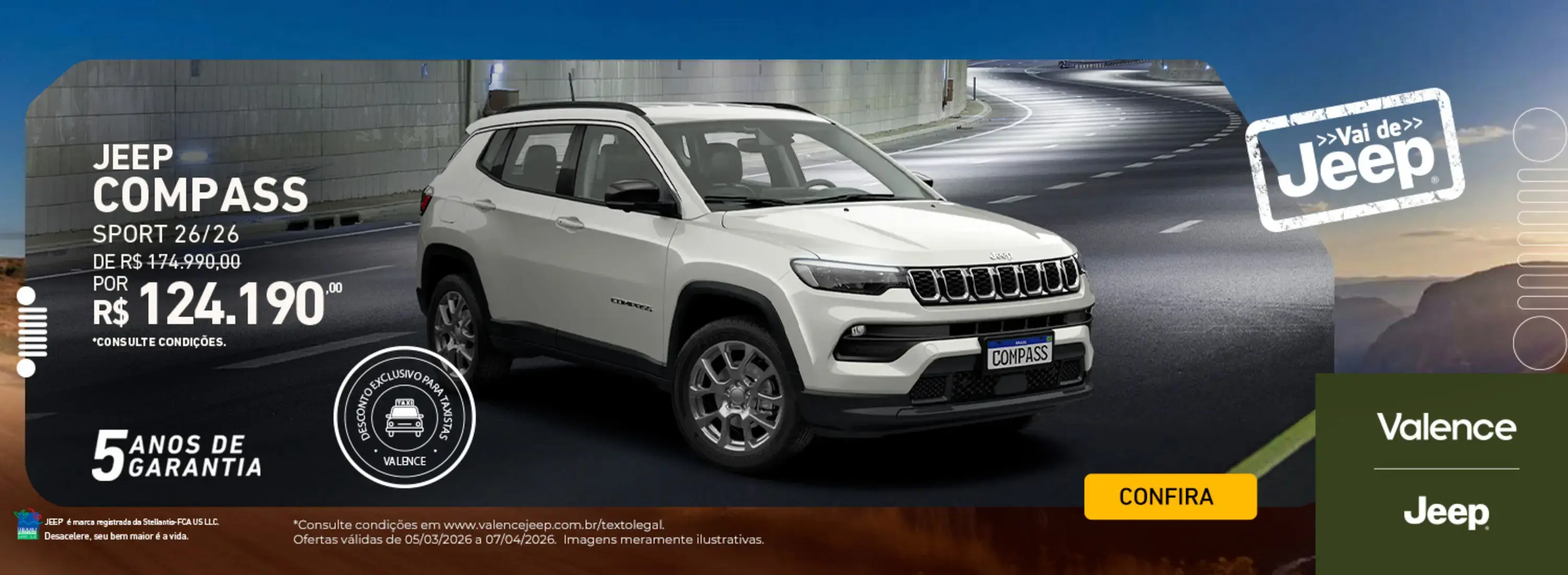 JEEP COMPASS SPORT 26/26 TAXISTA 