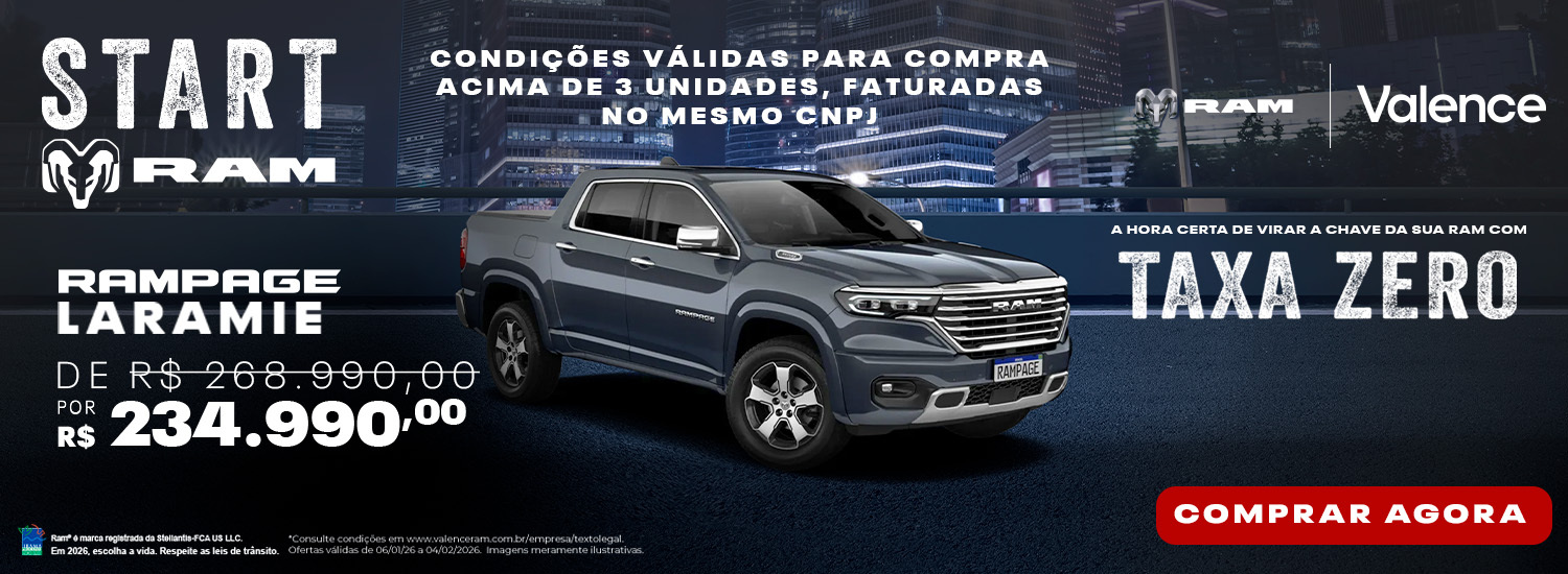 VENDA DIRETA RAMPAGE LARAMIE JANEIRO26