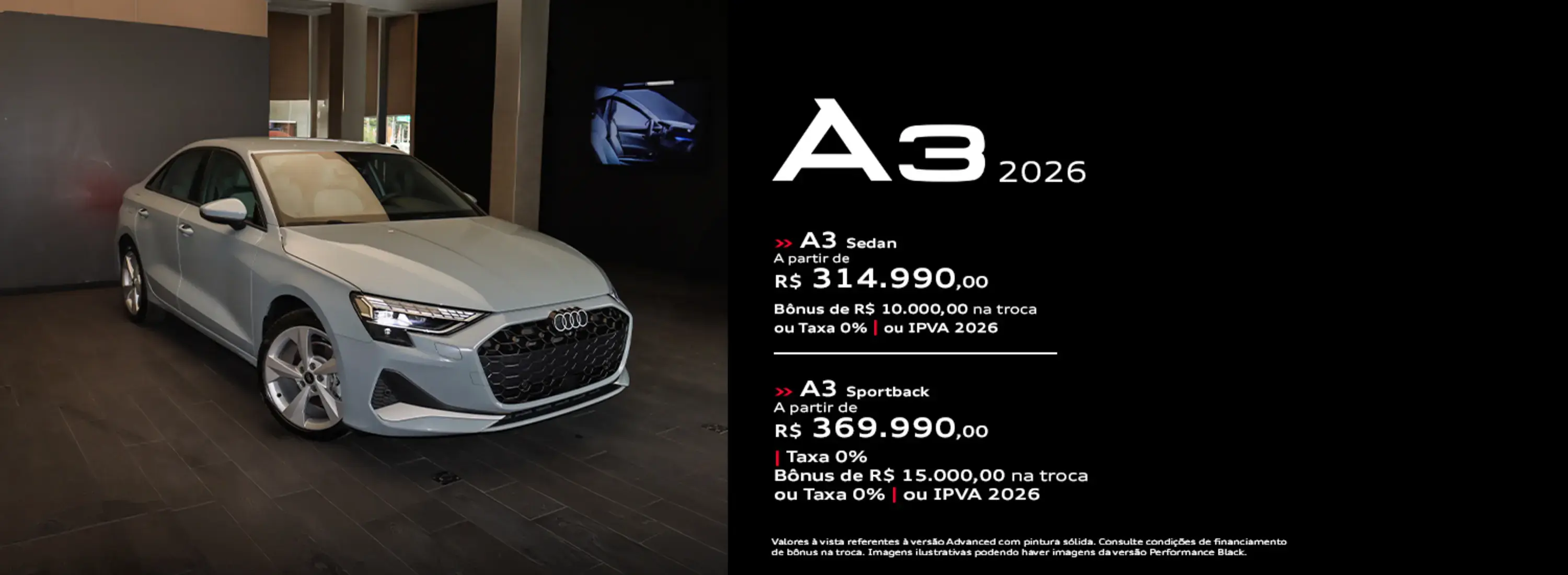 Sorana Audi - Audi A3 Sedan 2026