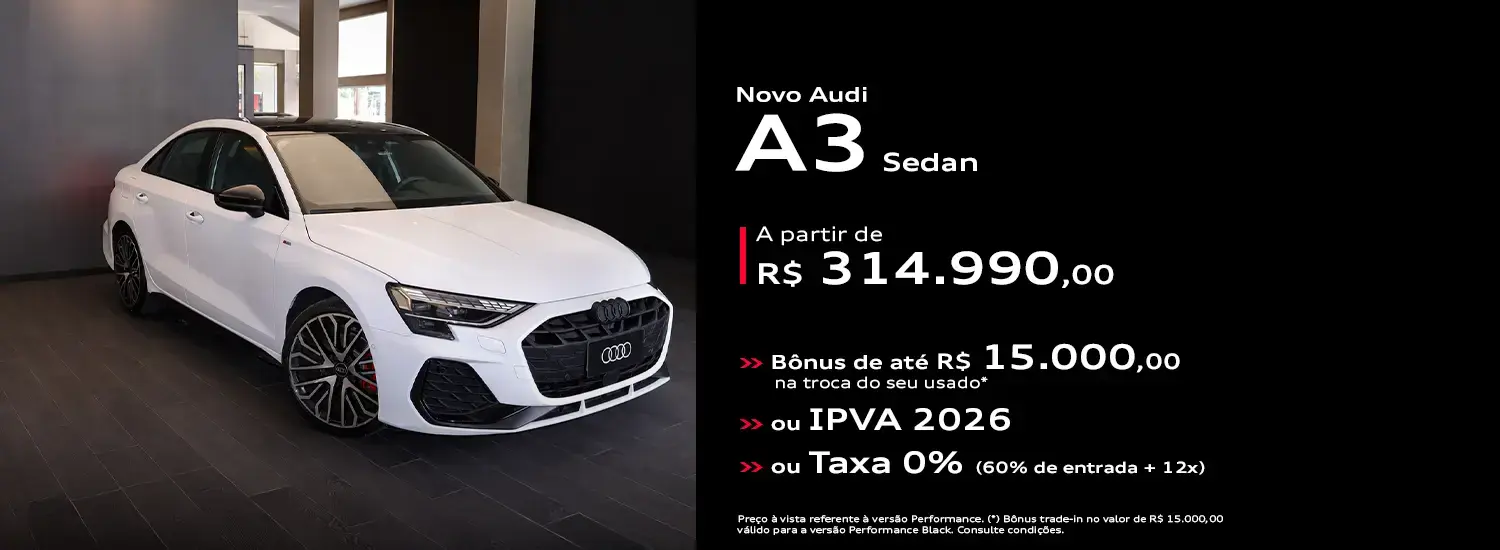 Audi Lapa - Audi A3 Sedan 2026