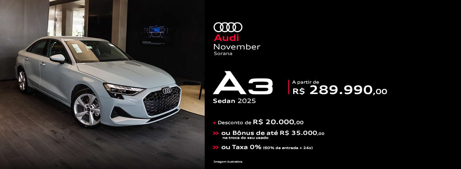 Audi Center Pinheiros - Audi A3 Sedan 2025