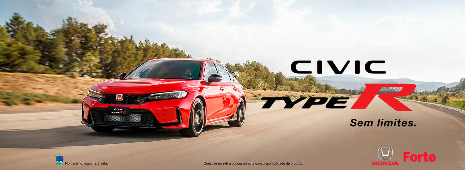 Civic Typer sem limites.