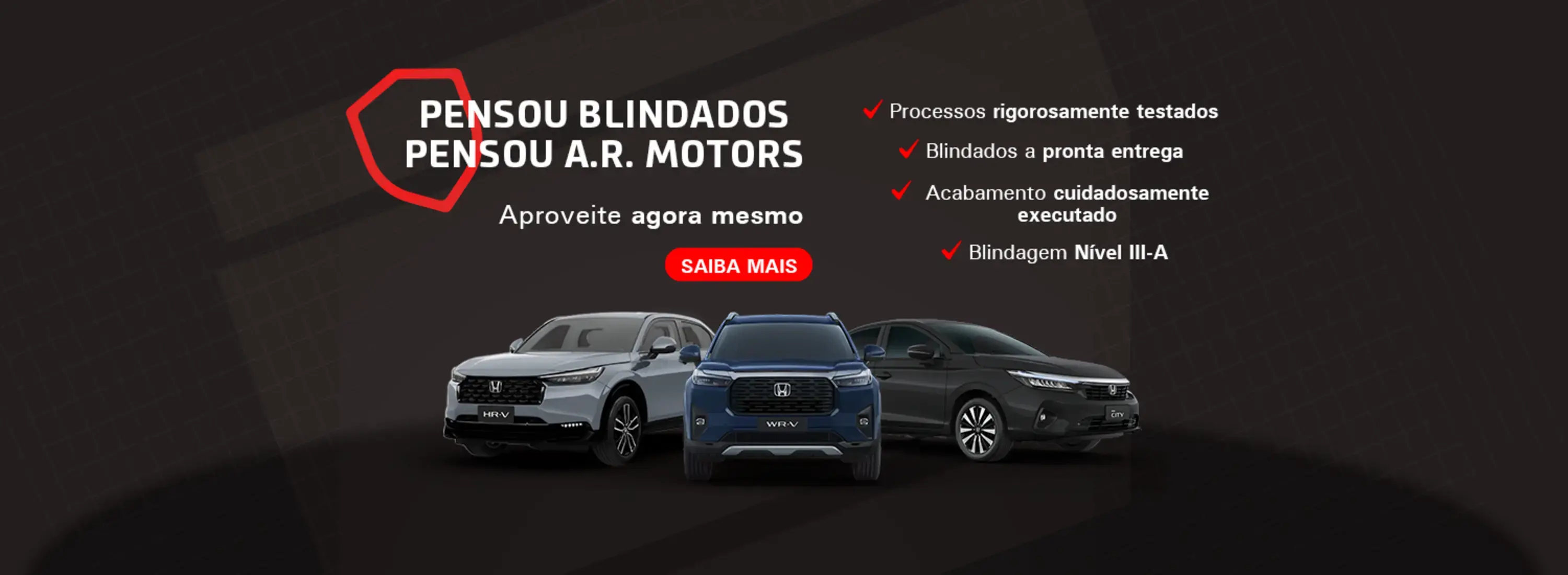 Blindados à pronta entrega