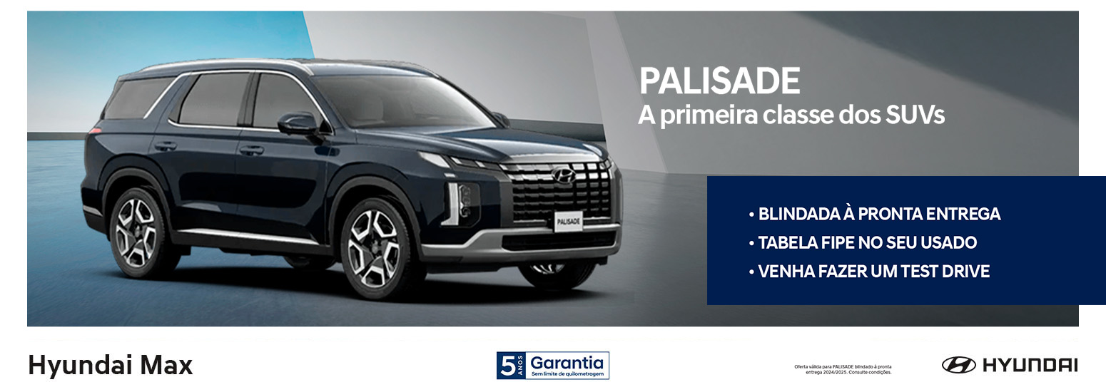 Hyundai Palisade em oferta 