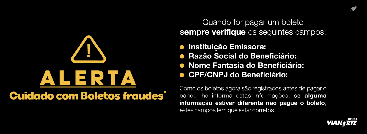 CUIDADO COM BOLETOS