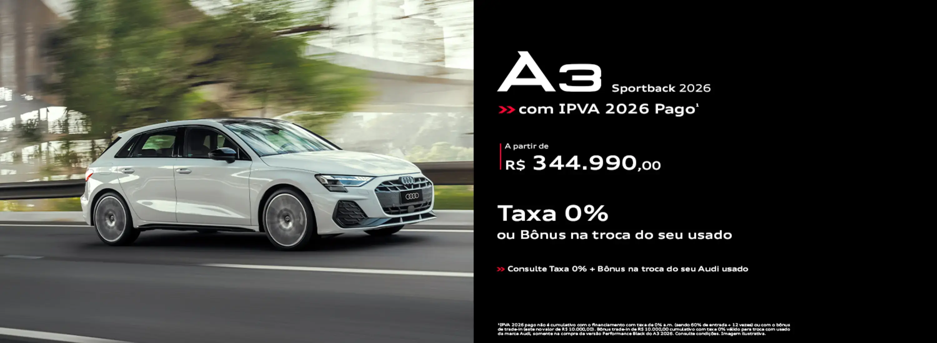 Audi Center Pinheiros - Audi A3 SPB 2026