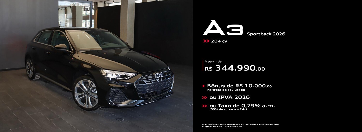 Audi Center Pinheiros - Audi A3 SPB 2026