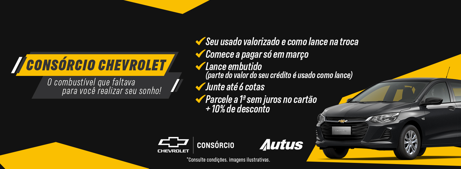 Chevrolet é na Autus Av. Afonso Pena, Av. João Naves de Ávila, Araguari ...