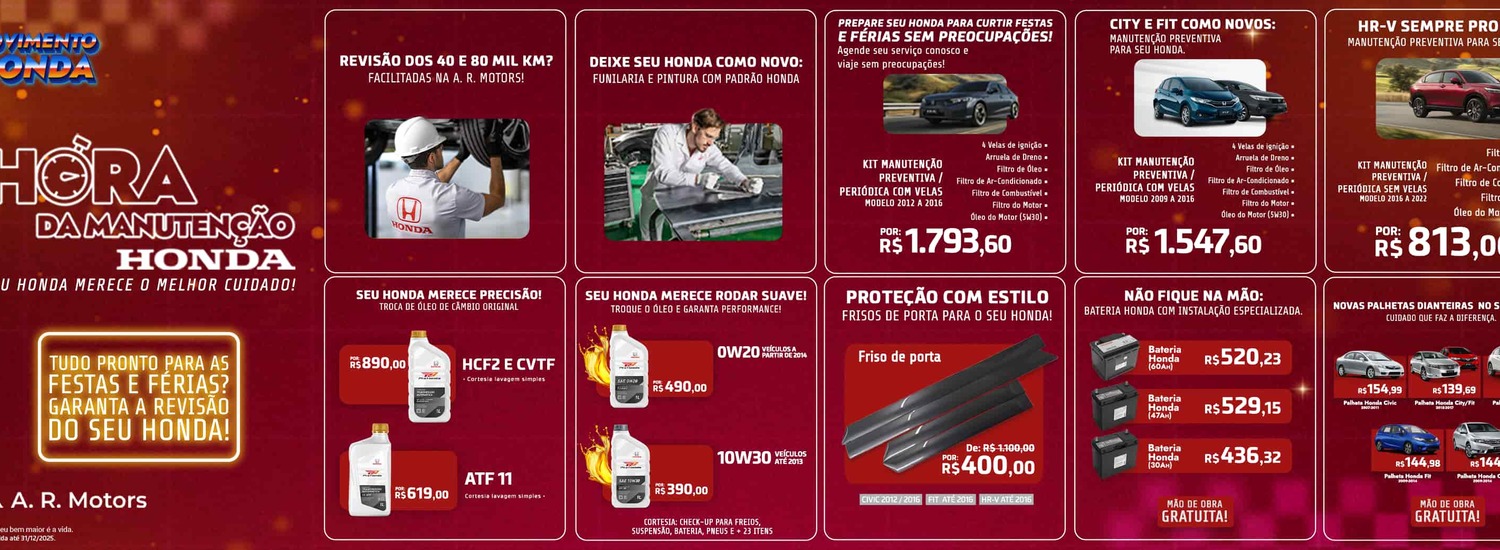 Manutenção é na A.R Motors