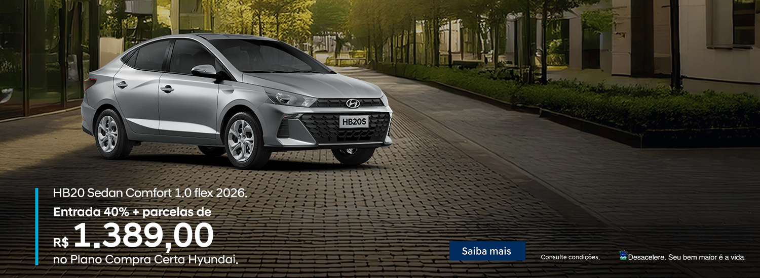 HB20 Sedan Comfort Plus Tech 1.0 