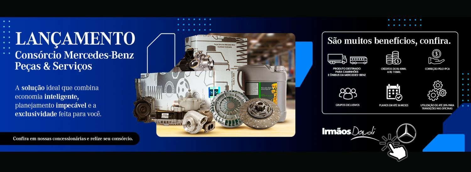 consorcio de peças Mercedes-Benz