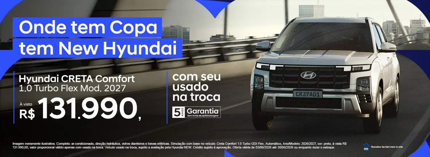 Copa de ofertas New Hyundai. Creta Comfort 