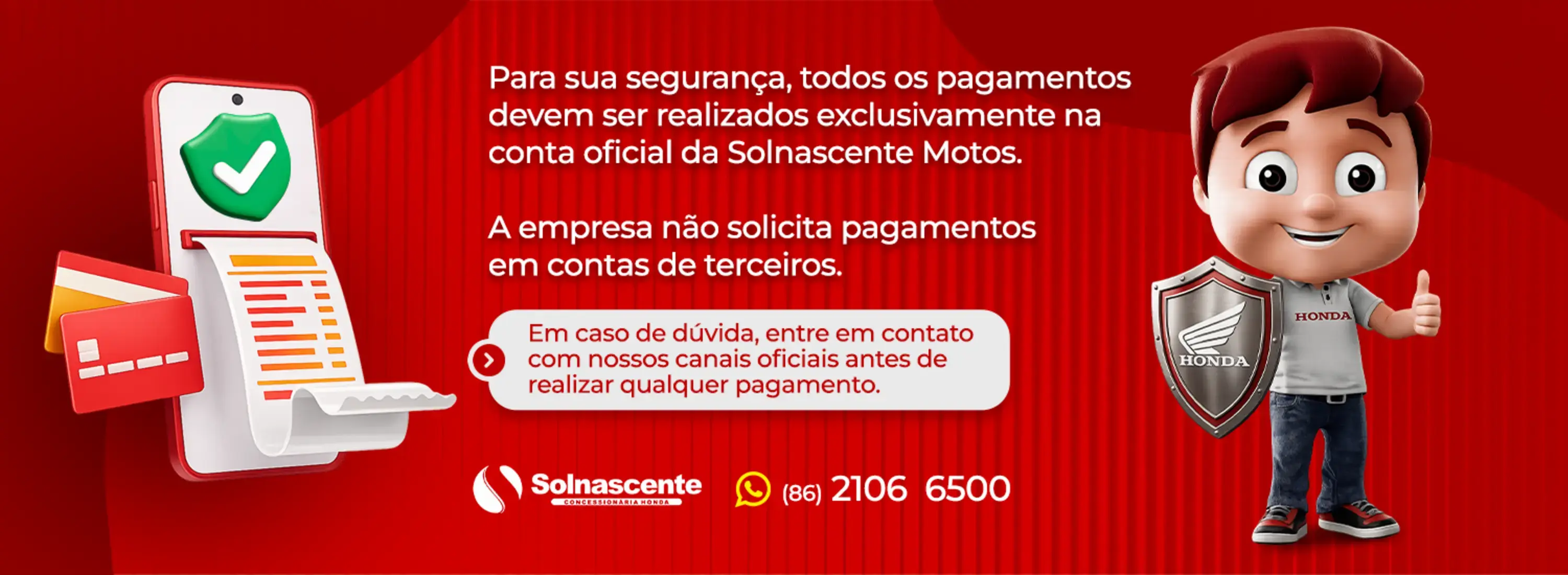 pagamento primeira parcela