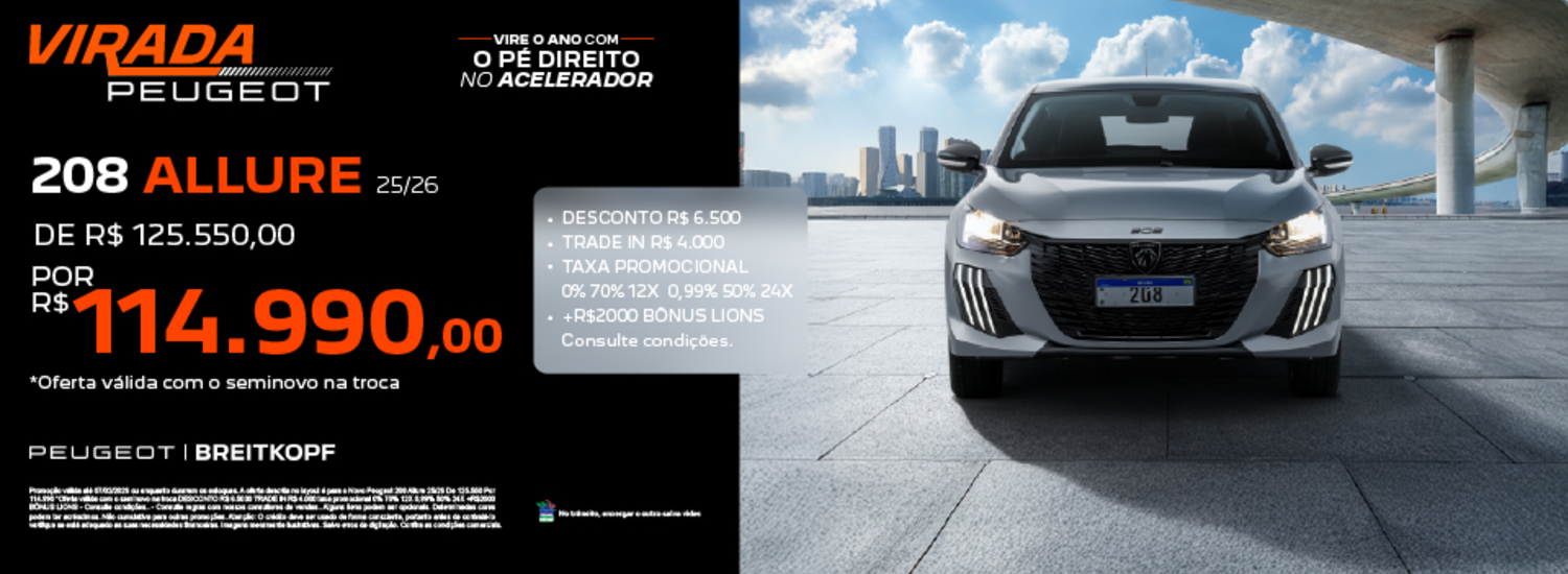 Peugeot 208 Allure 01/26