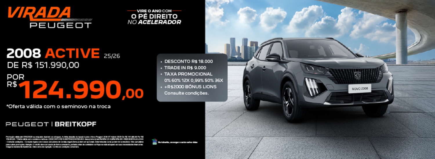 Peugeot 2008 Active 01/26