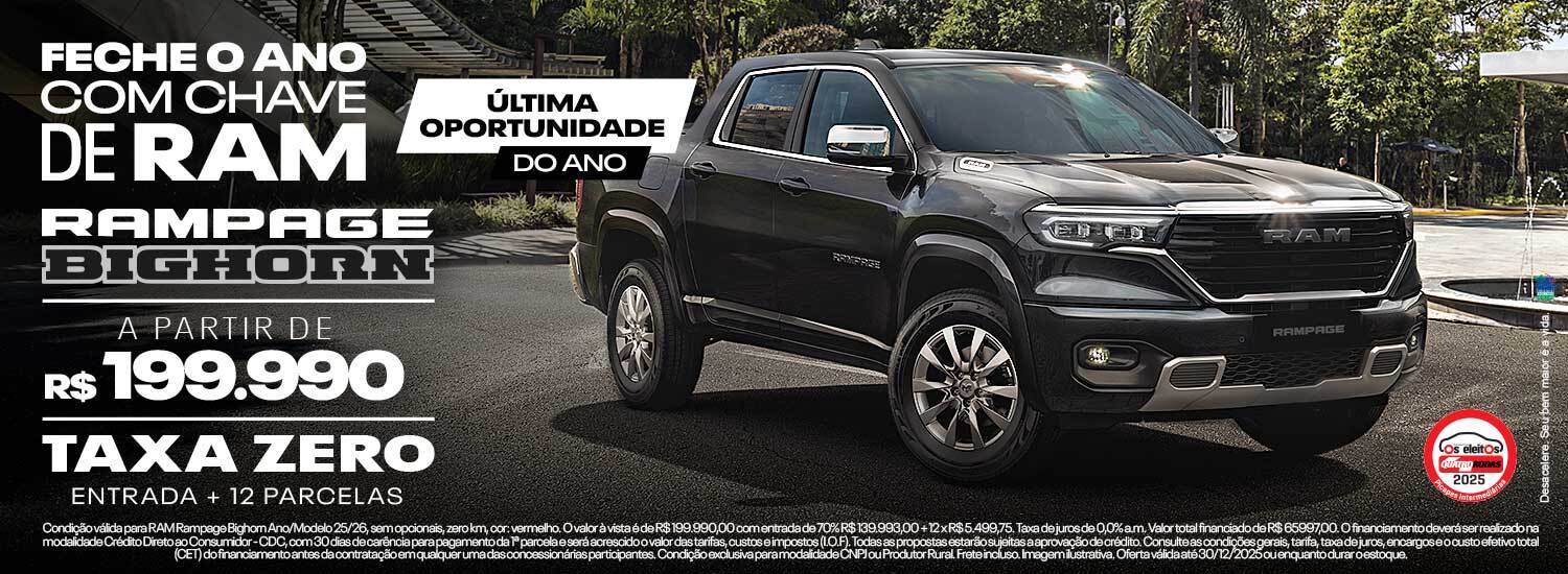 Feche o ano com chave de RAM Rampage Bighorn 
