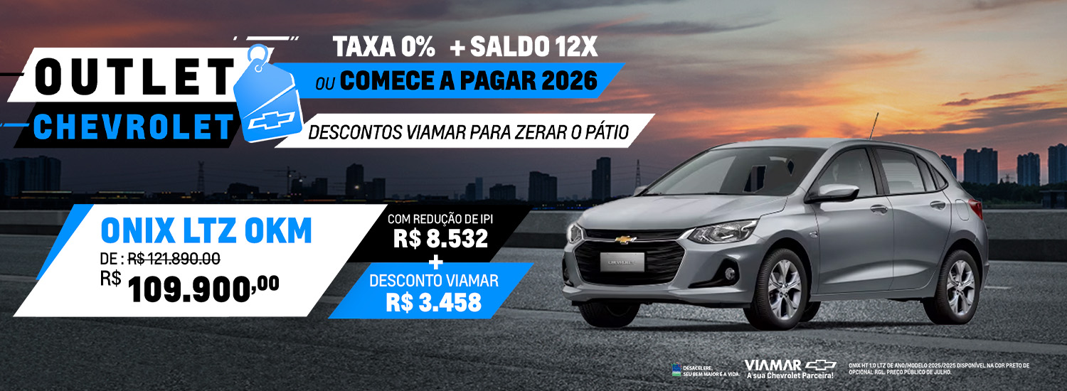 Onix LTZ HT 0km em promoção RGL