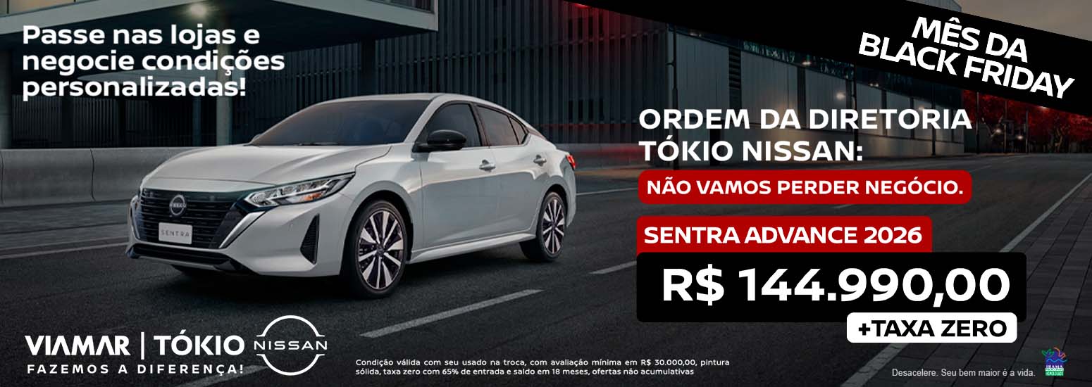 Nissan Sentra Exclusive 0km em oferta 