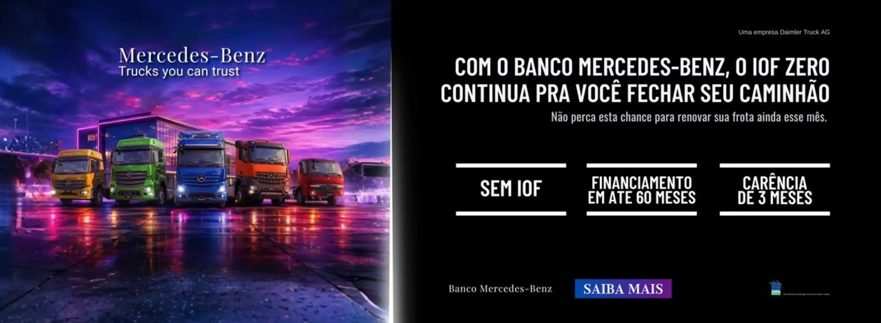 Campanha de Varejo CaminhõesAbril sem IOF