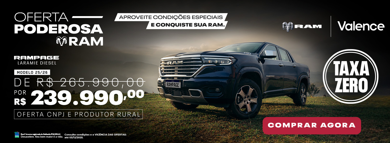 RAMPAGE LARAMIE DIESEL 25/26 NOVEMBRO 