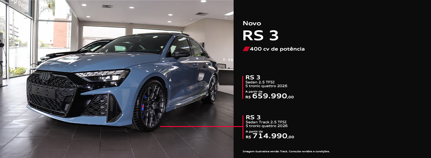  Sorana Audi - Novo Audi RS3 2026