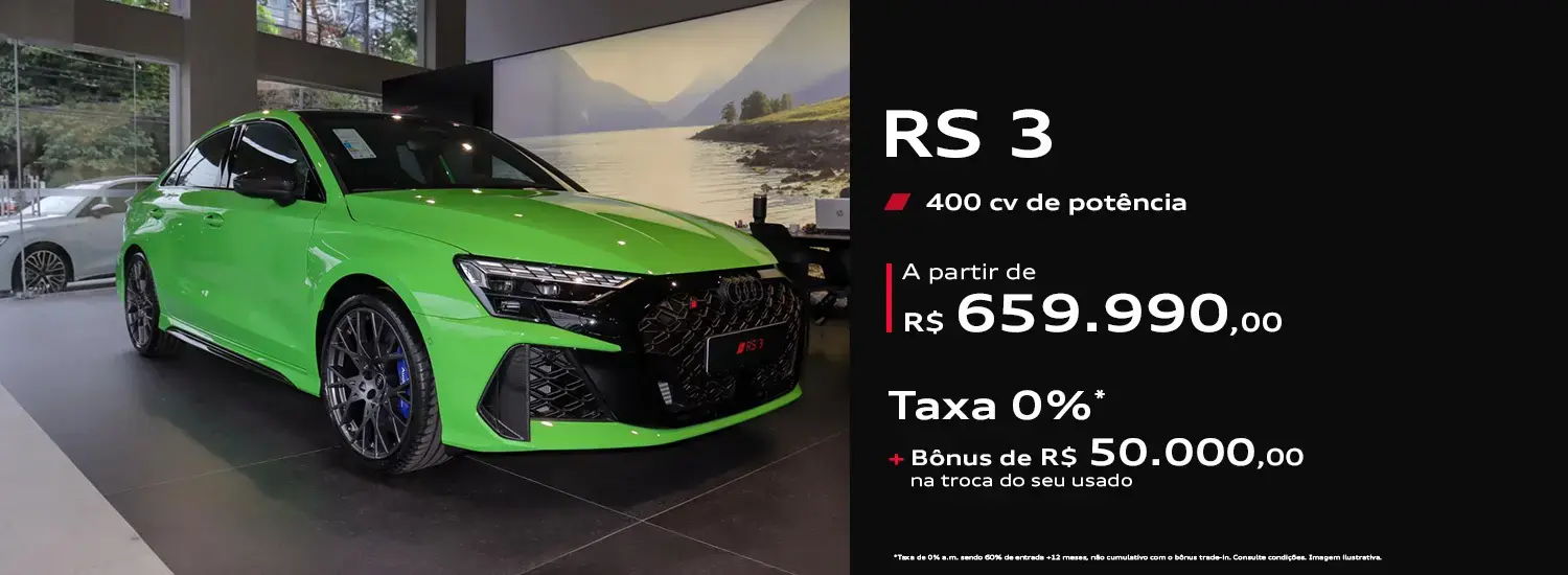  Sorana Audi - Novo Audi RS3 2026