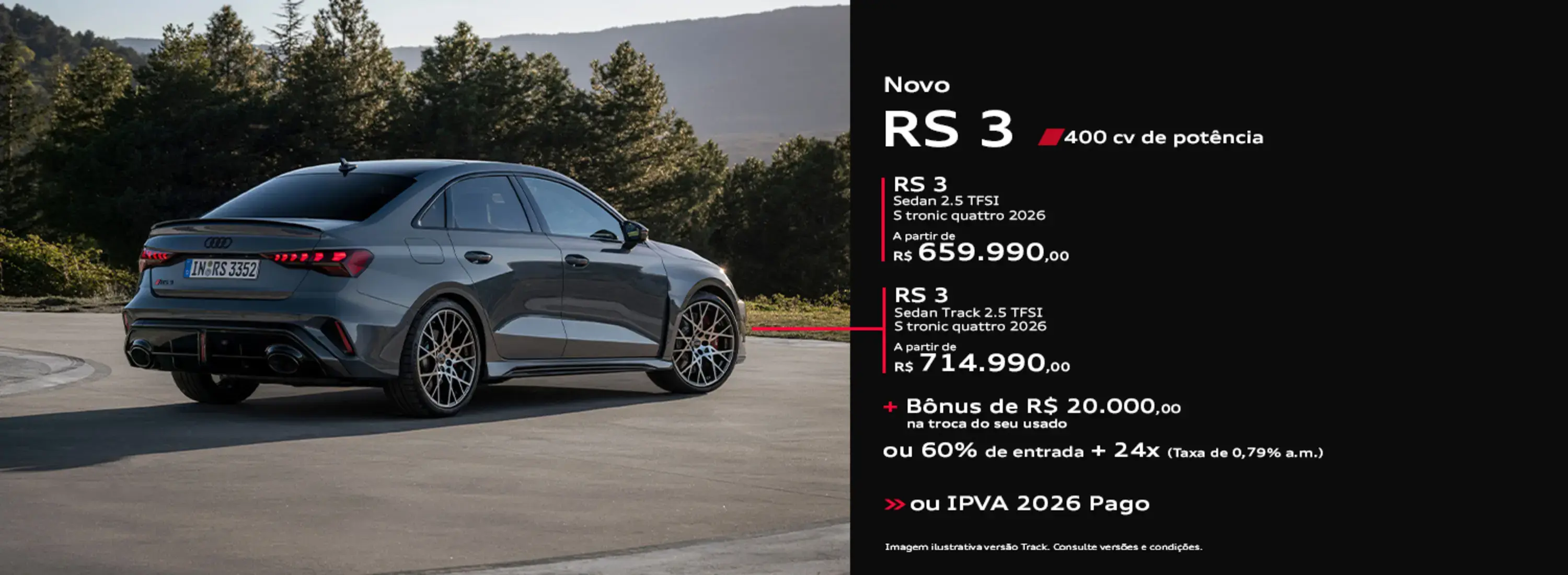  Audi Lapa - Novo Audi RS3 2026
