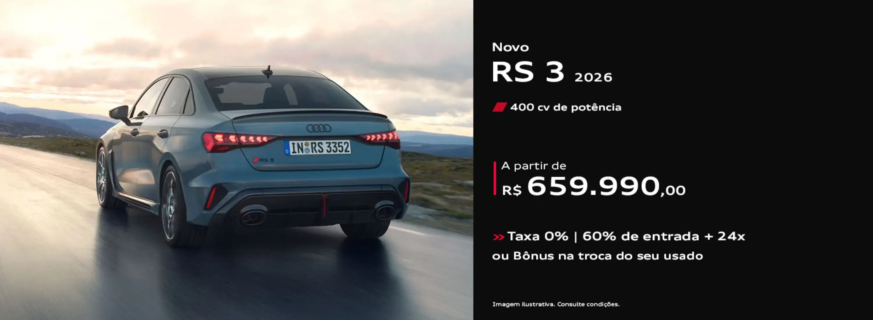  Audi Center Pinheiros - Novo Audi RS3 2026