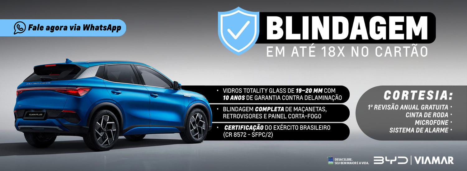 Blindagem de carros BYD