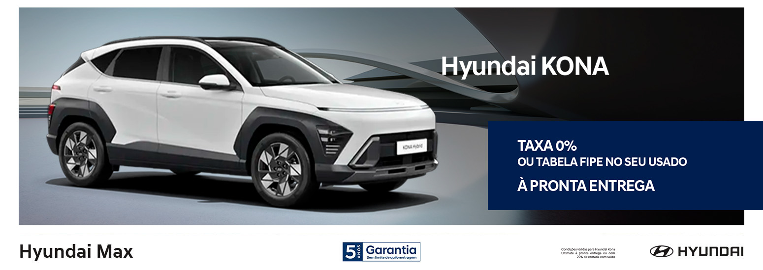 Lançamento Hyundai Kona SUV Híbrido 