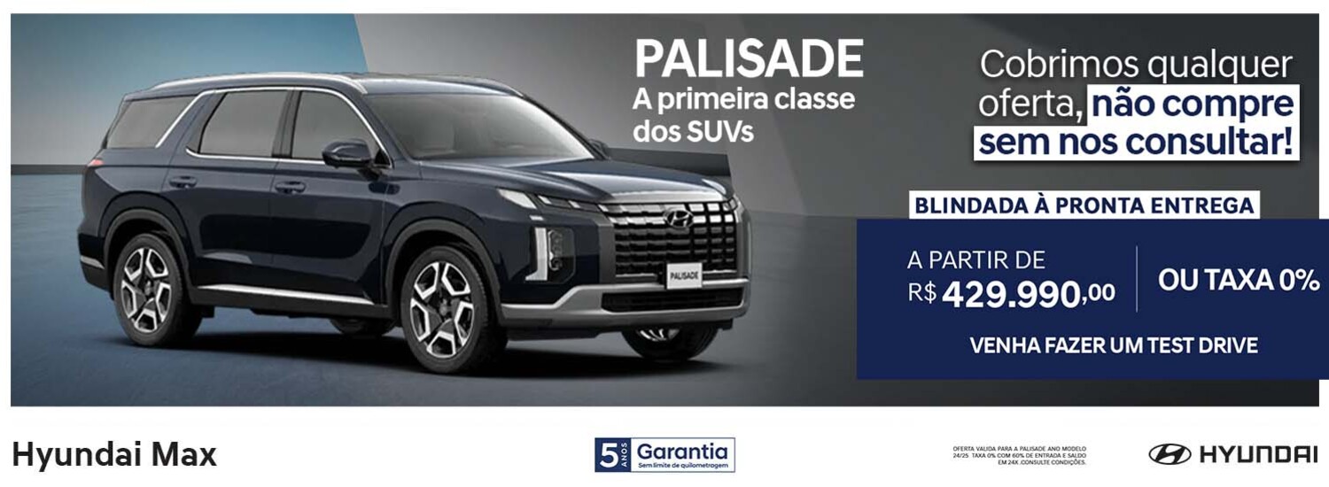 hyundai palisade 0km 