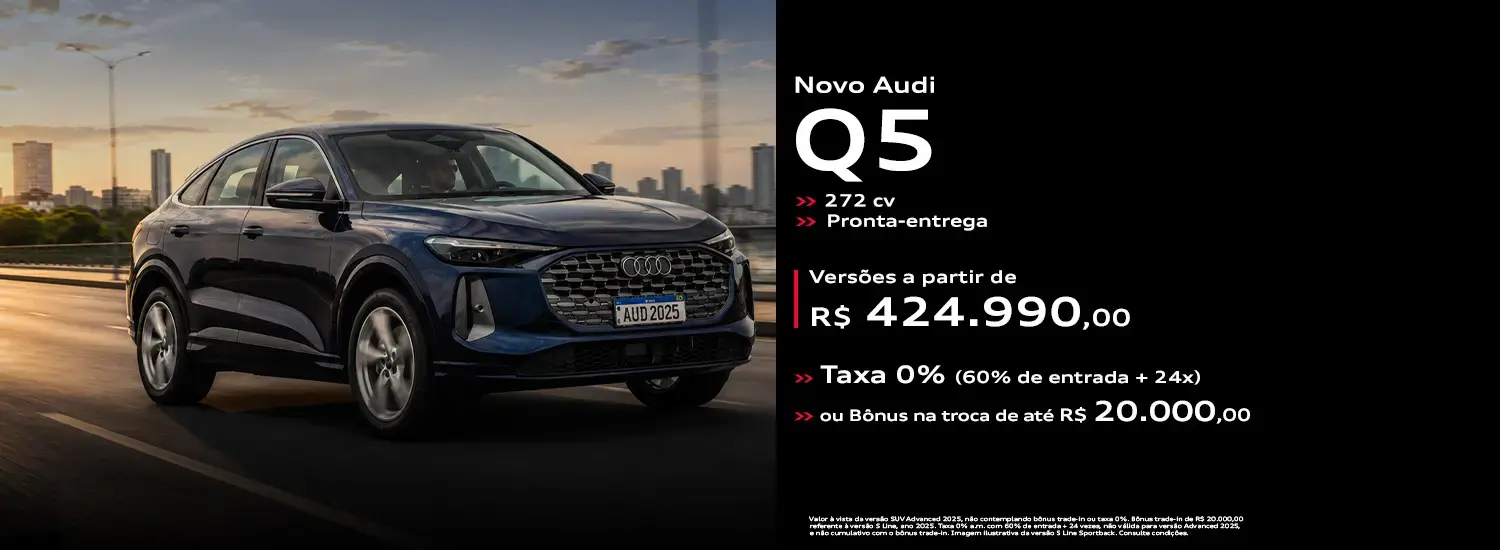 Audi Center Pinheiros - Novo Audi Q5 2026